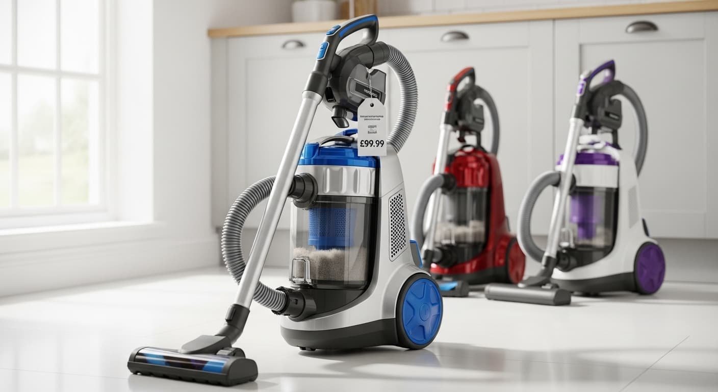 Bagless Cylinder Vacuum Cleaners Under £100