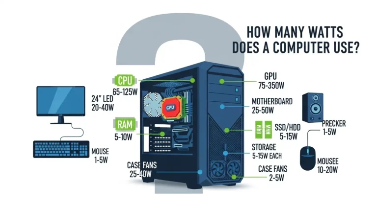 How Many Watts Does a Computer Use