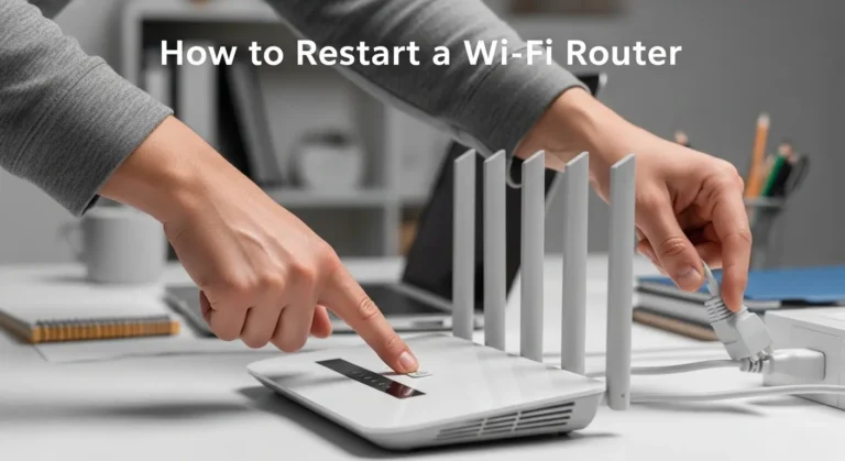How to Restart a Wi-Fi Router