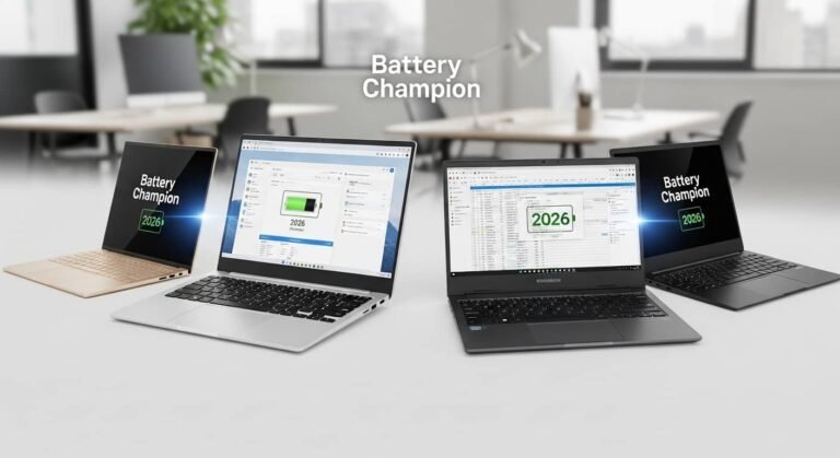 4 Best Business Laptops With Long Battery Life in 2026 (Battery Champions for All-Day Work)