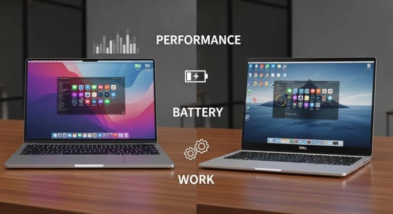 MacBook Air M1 vs Dell XPS 15 — Which Laptop Is Better for Performance, Battery, and Work?
